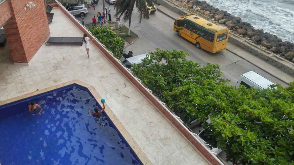Apto En Cartagena Ed Puerto Azul Vista Al Mar Apartamento Exterior foto
